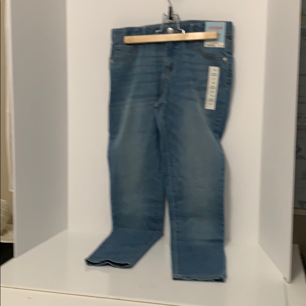 Cat & Jack girls skinny blue jeans size 16